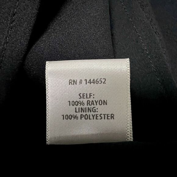 Stone Cold Fox Derek Dress Long Sleeve Mini Crepe Date Night Black Womens Size S - Picture 8 of 8